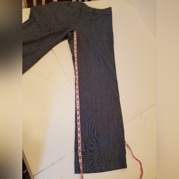 LOFT Petites Marisa Trouser Blue Linen Blend Pants Size 12P - Picture 9 of 15